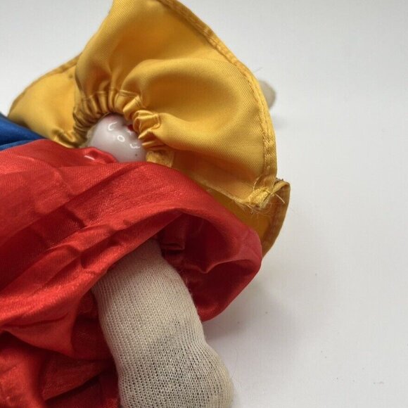 Vintage Porcelain Head Jester Clown Doll 9" Collectible Circus Sand Filled - Picture 13 of 14